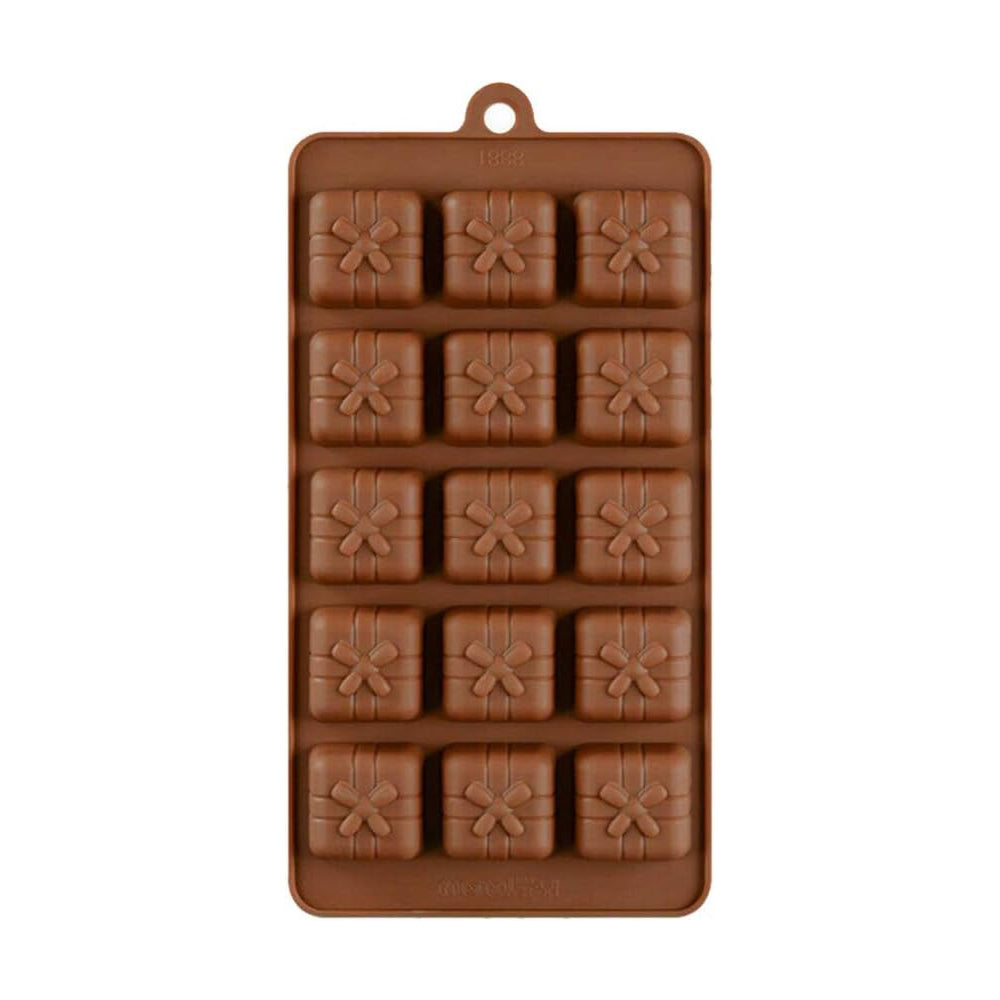 Gift Box Silicone Chocolate Mold 15 Cavity