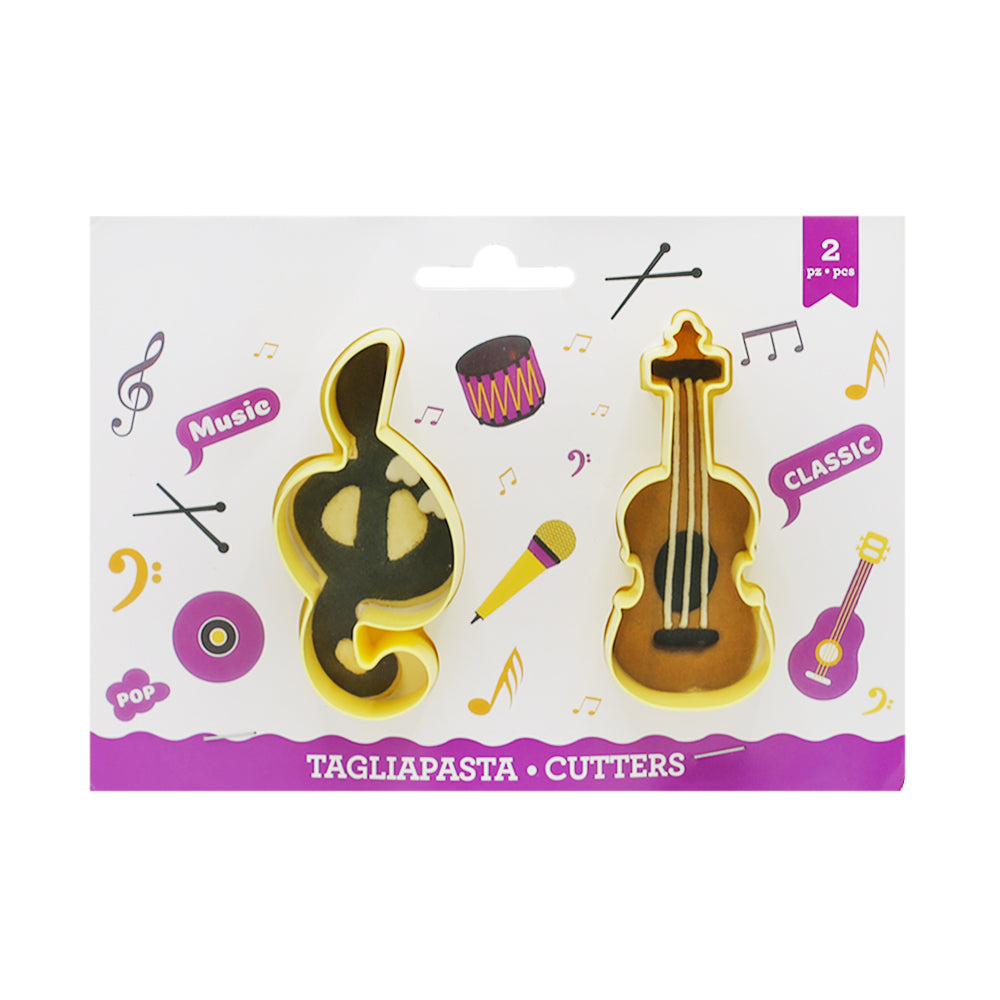 Music Cookie Cutter 2pcs Set