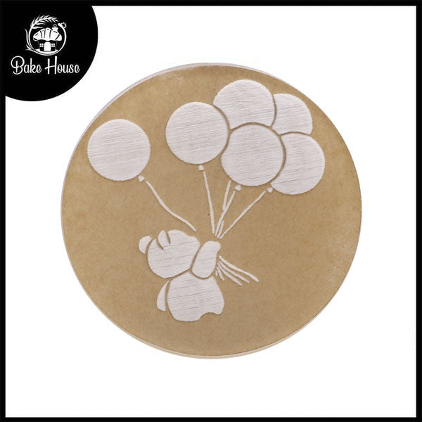 6 Ballons Design Fondant Stamp Plastic