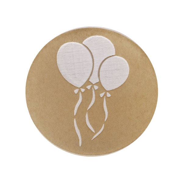 Balloons Design Fondant Stamp Plastic