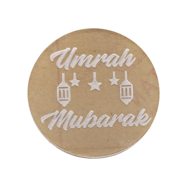 Umrah Mubarak Fondant Stamp Plastic