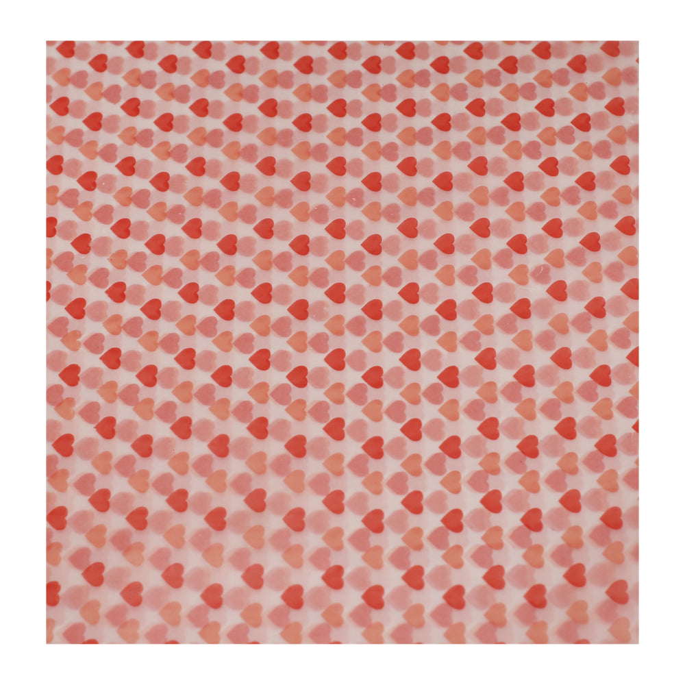 Mini Heart Design Wax Paper 50Pcs Pack