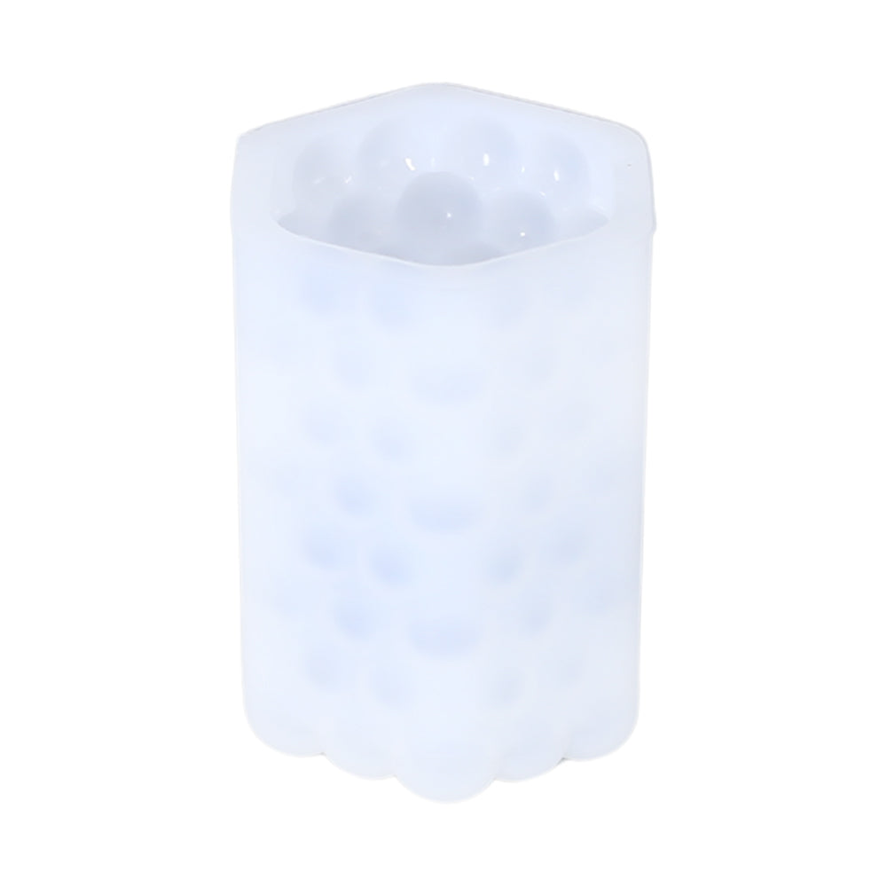 3d Hexagonal Shape Silicone Candle Mold