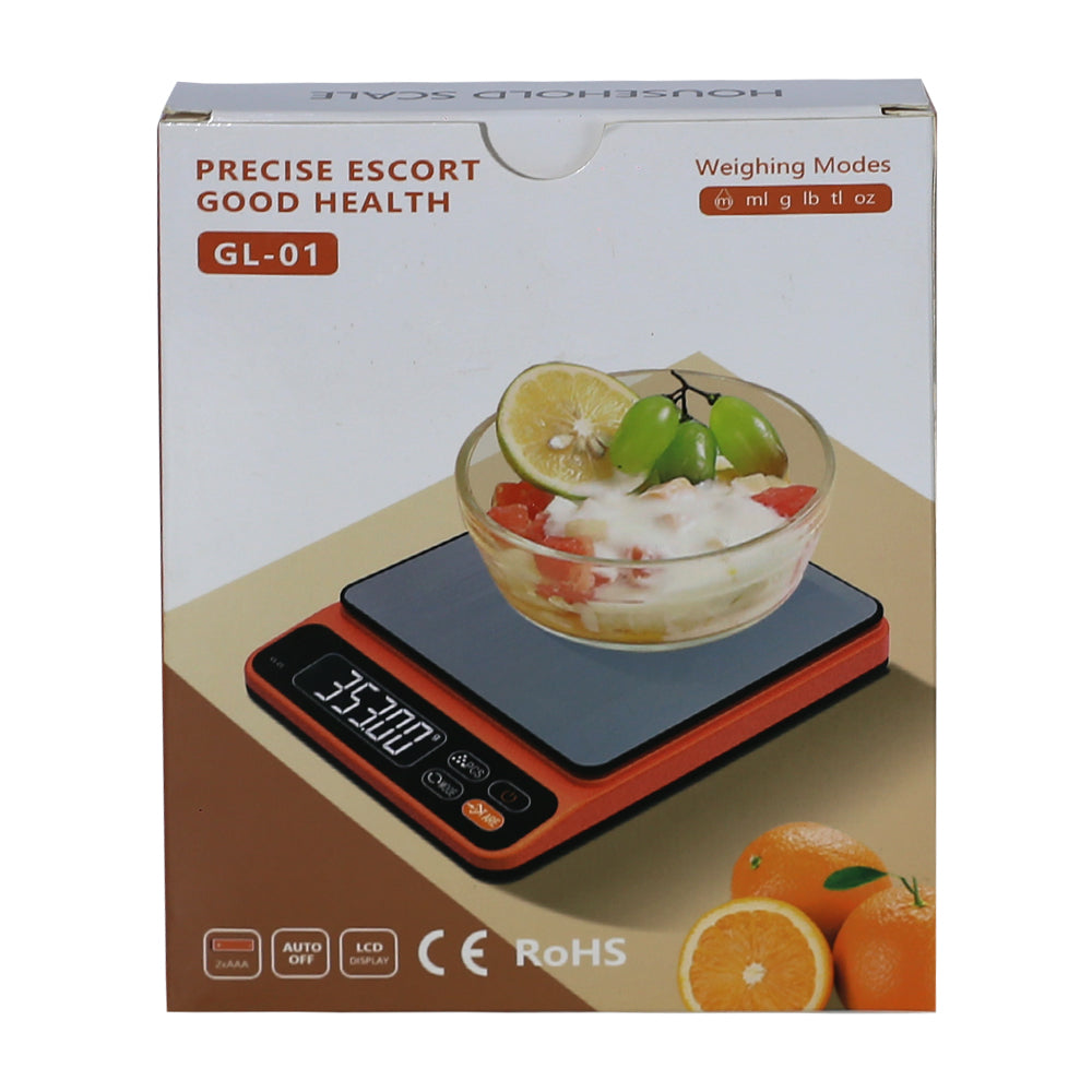 Digital Kitchen Weight Scale 0.1gm To 5kg (GL-01)
