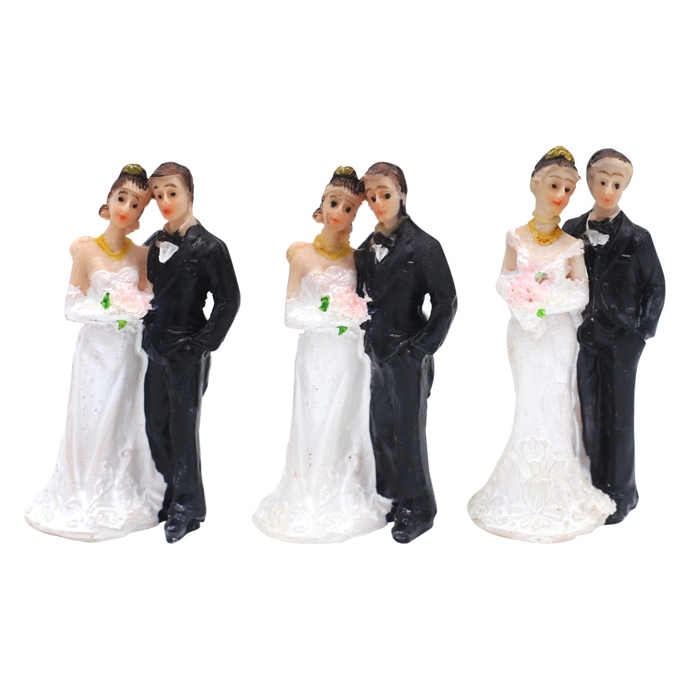 Bride And Groom Cake Topper 4Pcs Set