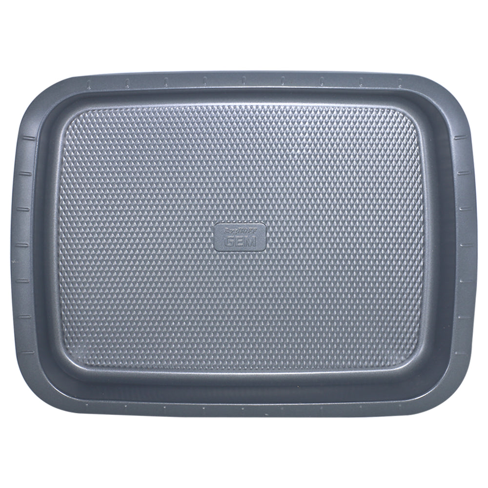 BergHOFF Non-Stick Deep Tray With Textured Bottom 13.5 x 10 inch (Grey)