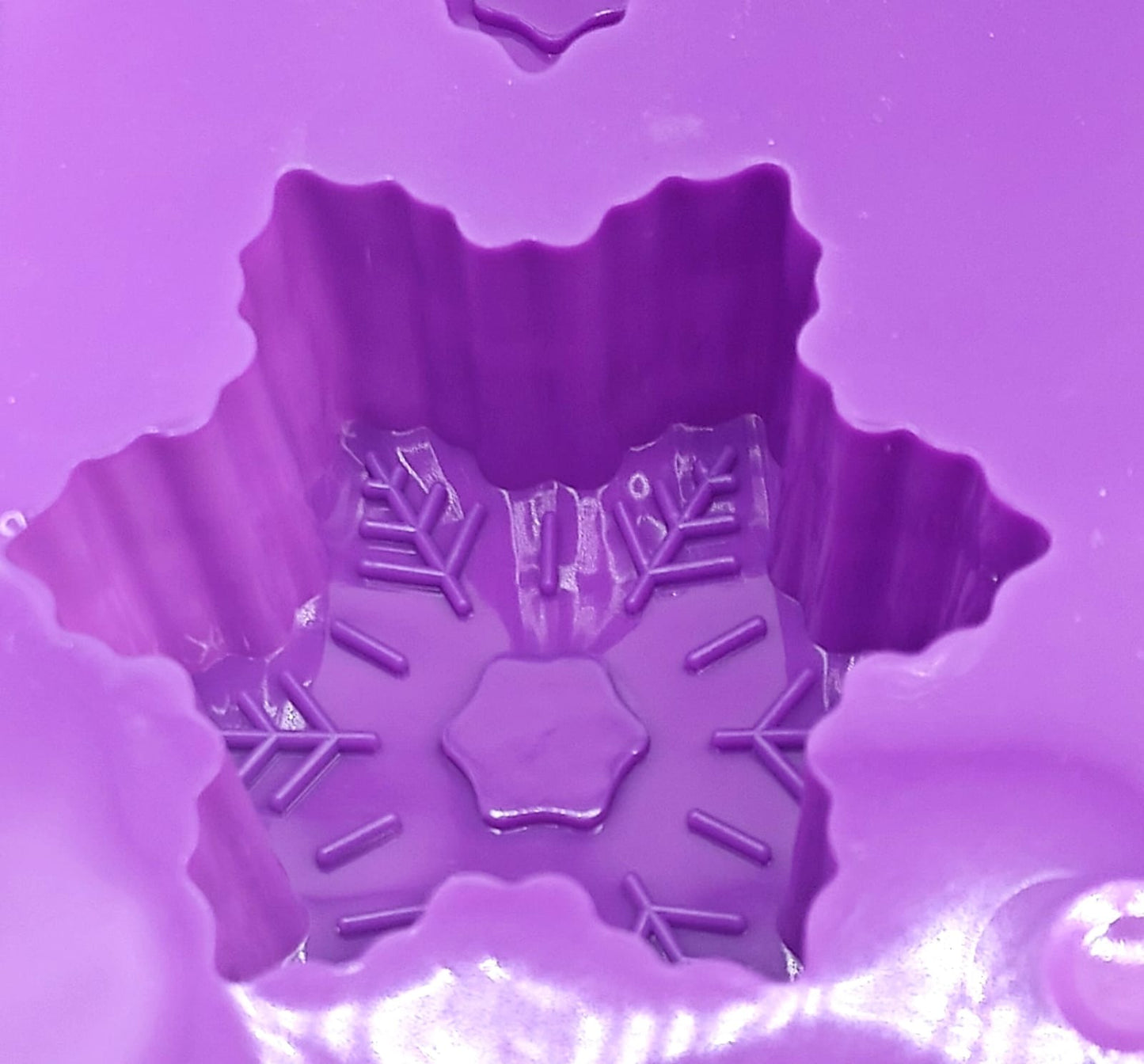 Snowflake Silicone Baking Mold 6 Cavity