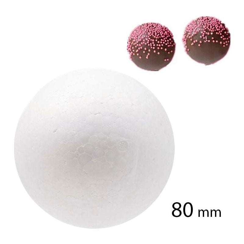 Chocolate Foam Ball 80mm 3Pcs Pack