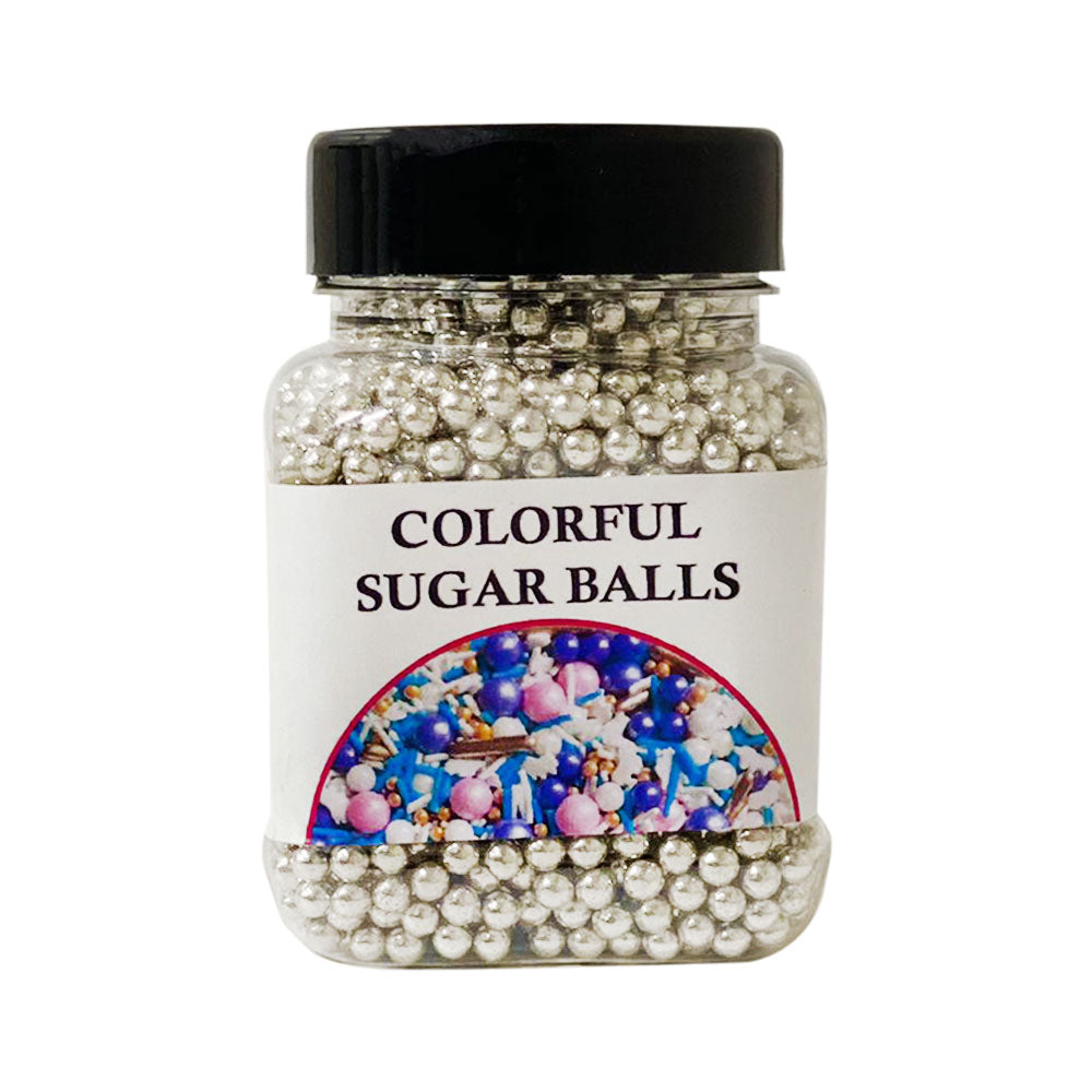 Medium Silver Edible Pearls 250g