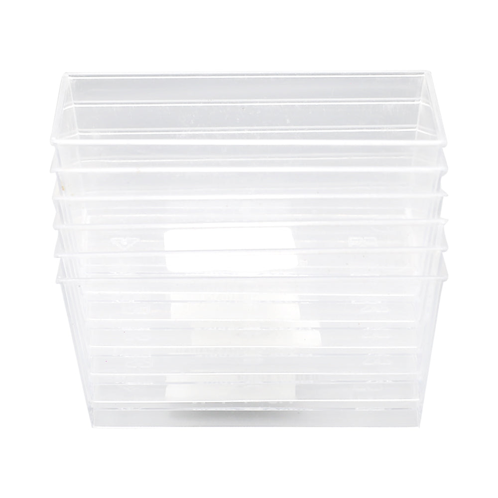 Short Glass 6 Pcs Set Rectangle