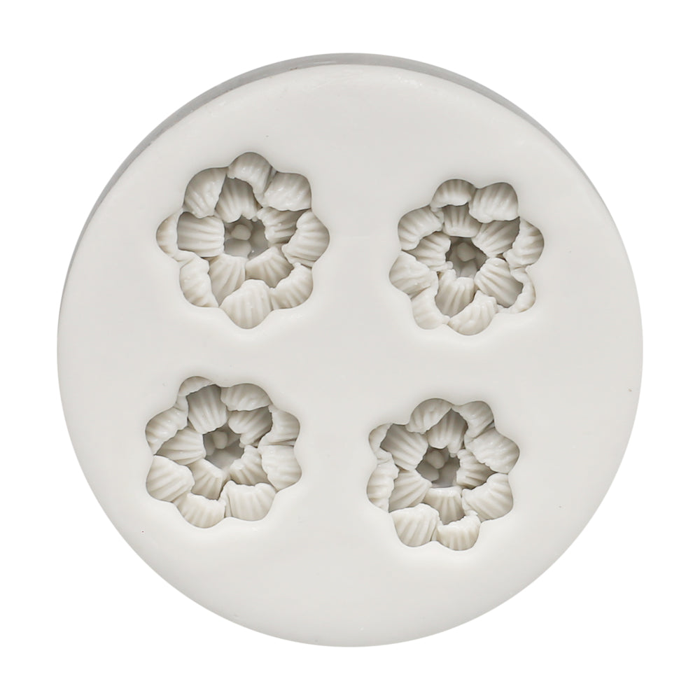 Cherry Blossom Silicone Fondant Mold 4 Cavity