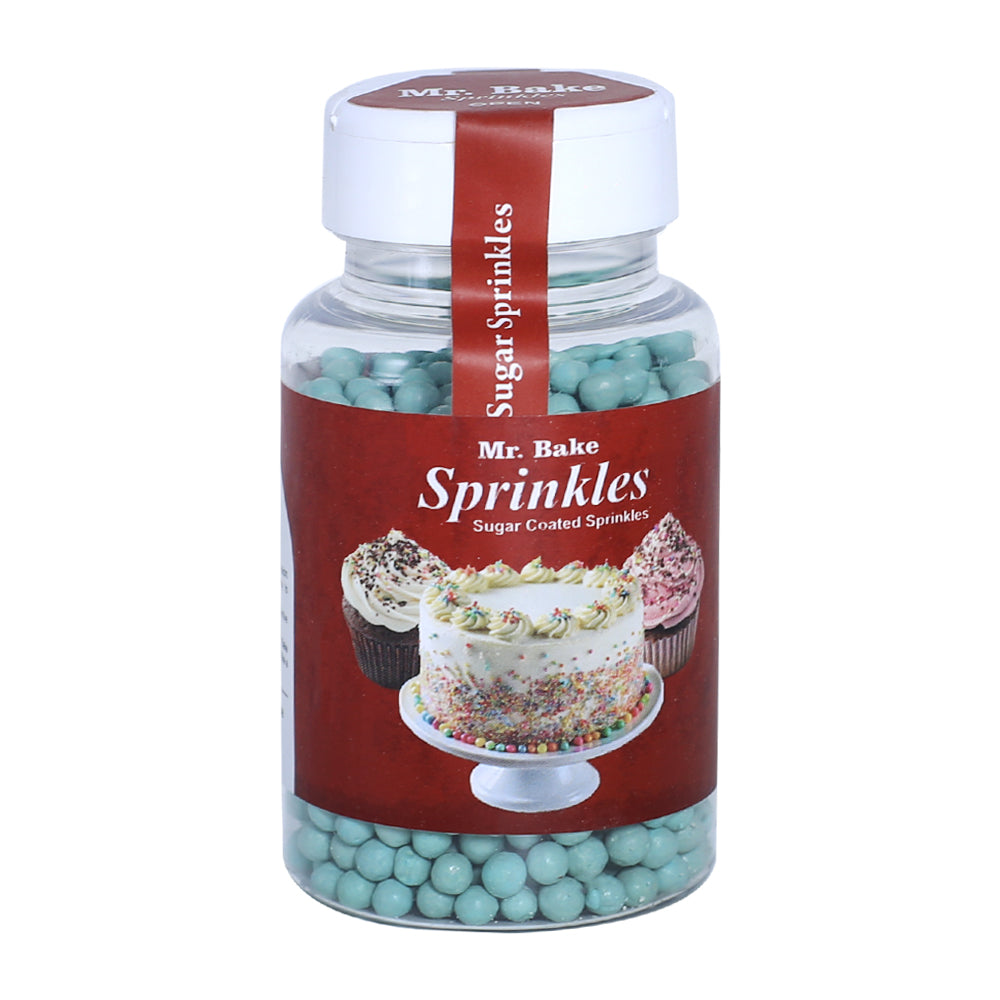 MR Bake Dull Blue Pearls Sprinkles – 90g Jar