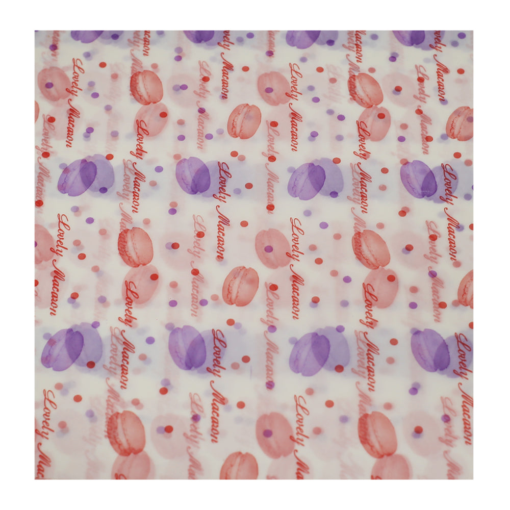 Lovely Macaron Wax Paper 50Pcs Pack