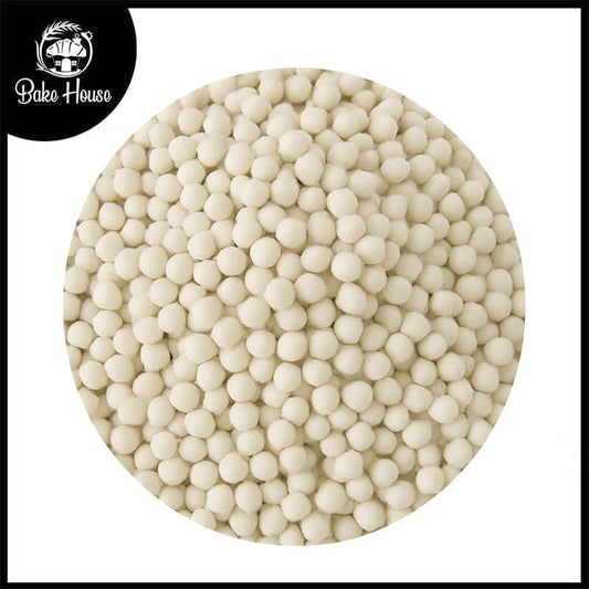 Bake House Matt Off-White Edible Pearls Sprinkles