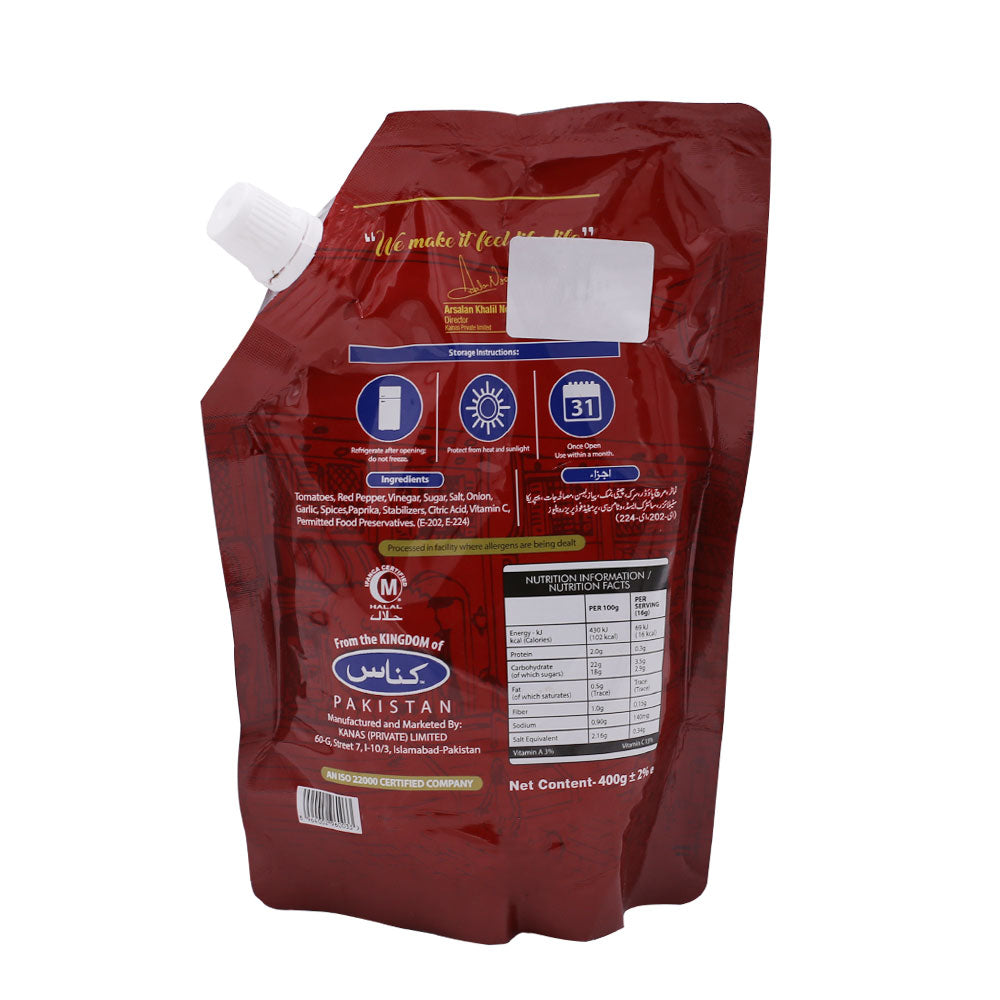 Kanas Siracha Tomato Ketchup 400g