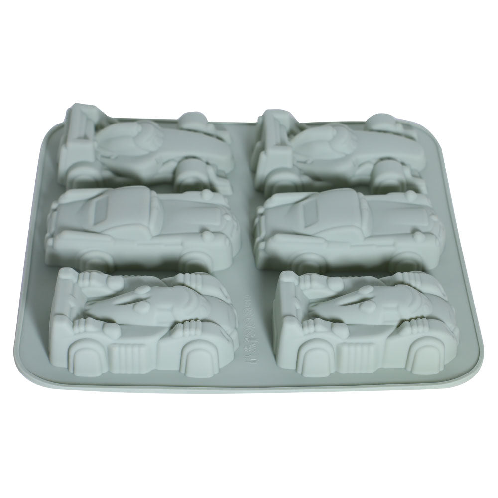 3 Design Silicone Super Car Mold 6 Cavity