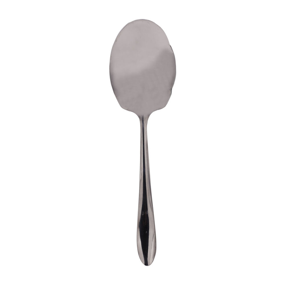 Oval Base Stainless Steel Rice Serving Spoon 2Pcs Set