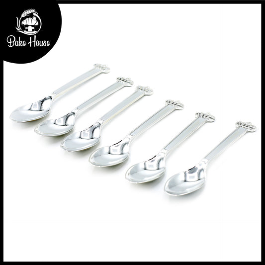 Dispossible Crown Silver Spoon 6Pcs Set