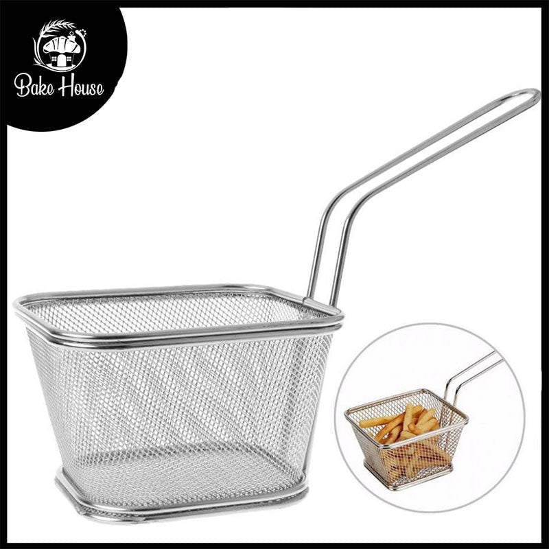 Large Fry Basket Stainless Steel