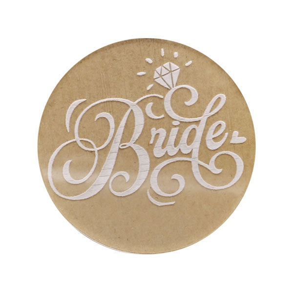 Bride Fondant Stamp Plastic