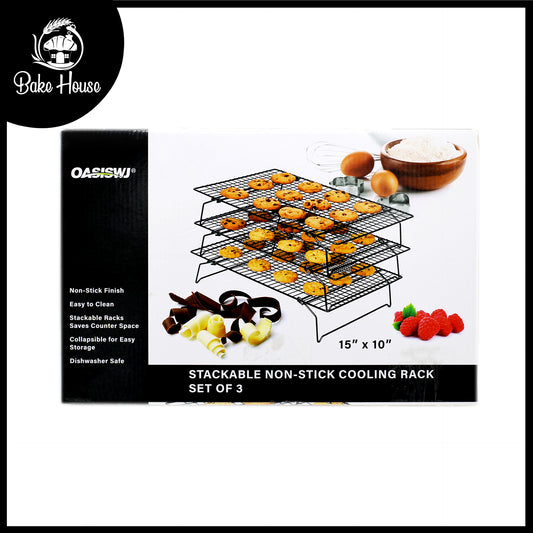 OASISWJ 3-Tier Cooling RACK 15 x 10 inch