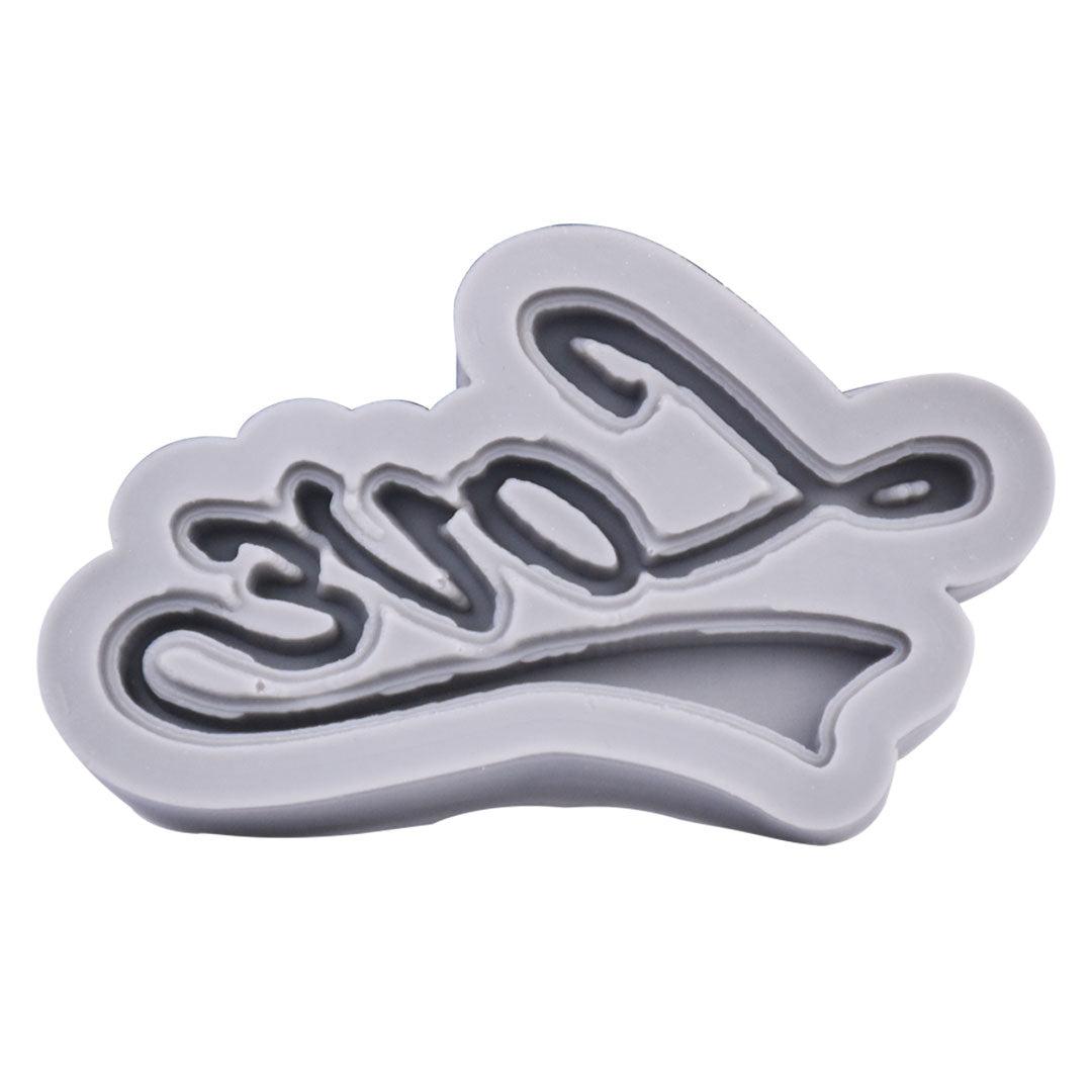 Love Stylish Writing Style Silicone Chocolate & Fondant mold