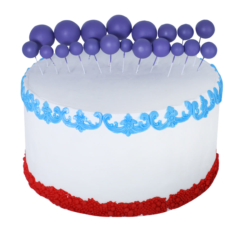 Artificial Light Purple Foam Ball Topper 20Pcs Set