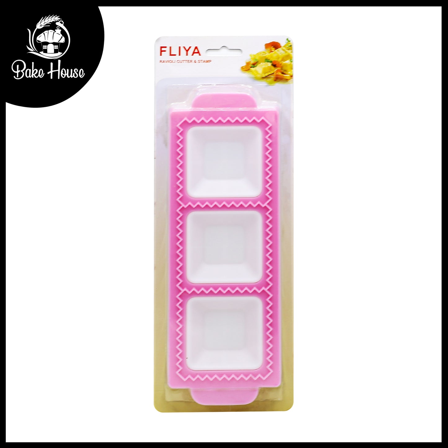 Fliya Square Cutter And Stamp 3 Cavity
