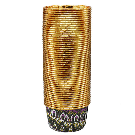 50 Pcs Paper Foil Cupcake Liner Flower Design