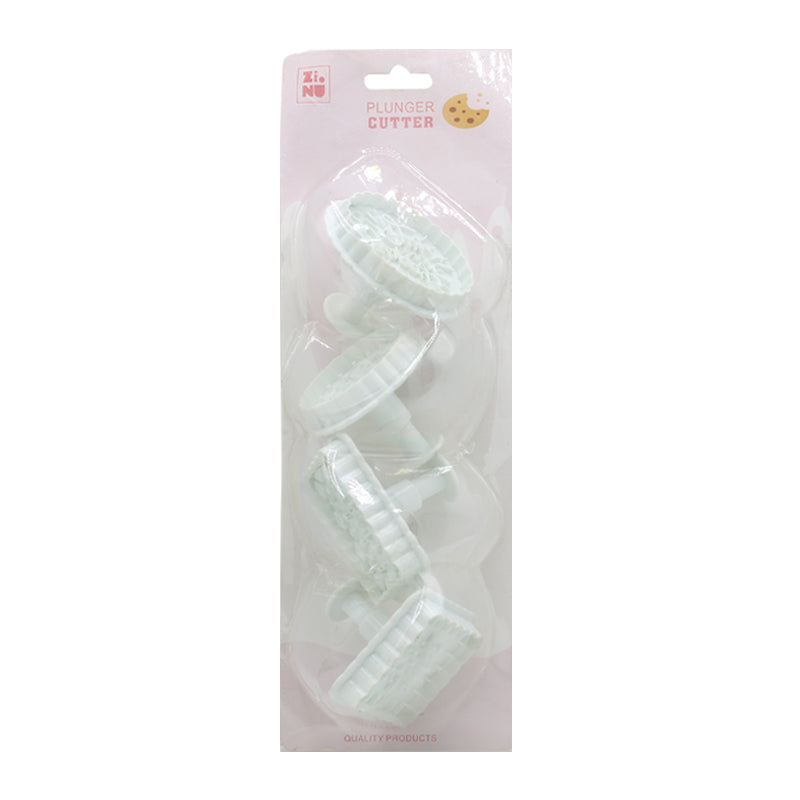 Mix Design Plunger Cutter 4Pcs Set