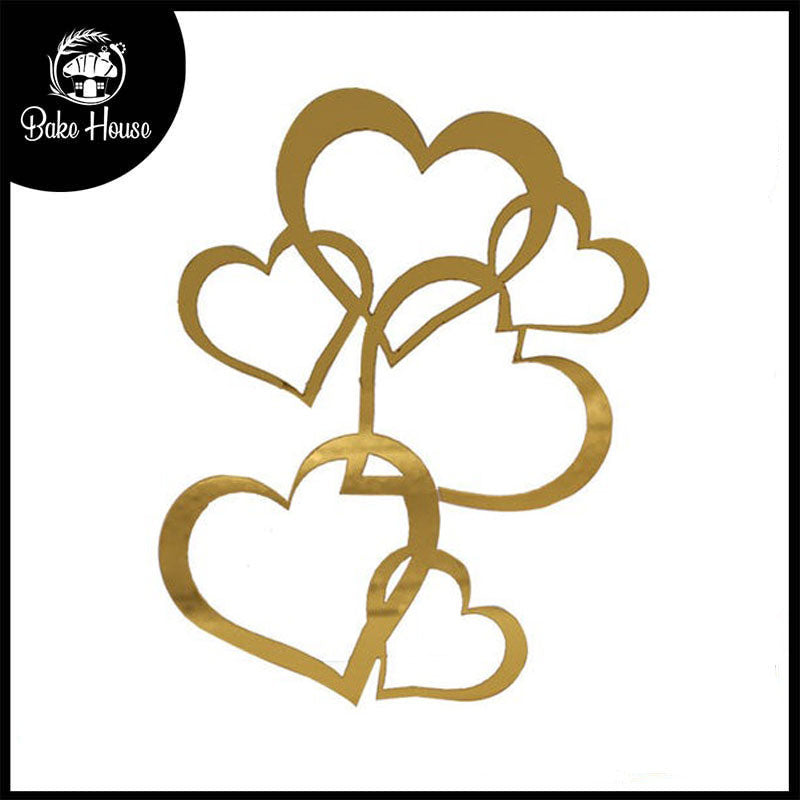 Heart Cake Topper Design 02