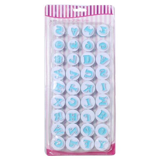 Uppercase Alphabet And Number Plunger 36Pcs Set
