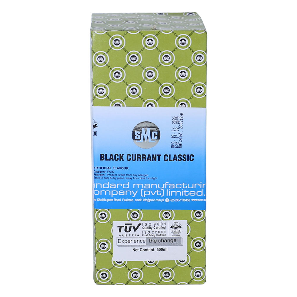 SMC Black Currant Classic Flavour 500ML Bottle