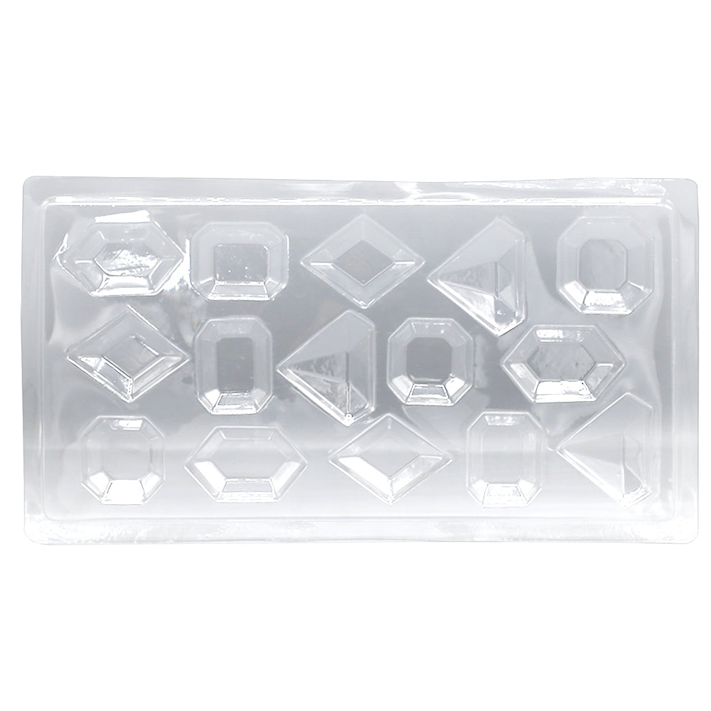Diamond, Gems & Jewels Acrylic And Chocolate Mold 15 Cavity