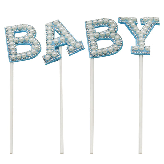 Baby Cake Topper Blue