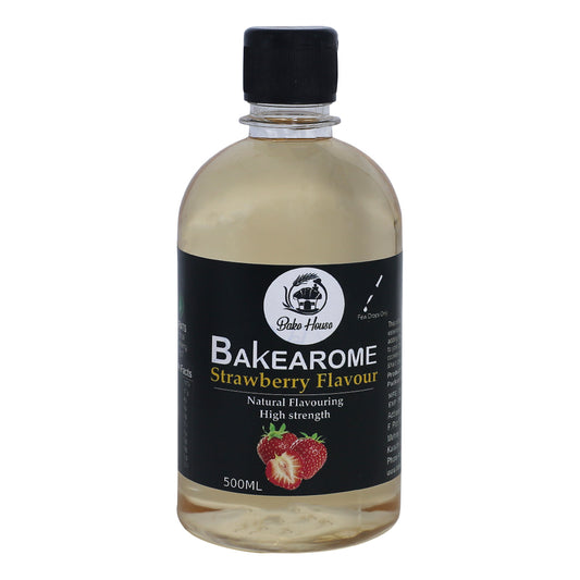 Bakearome Strawberry Flavour 500ML Bottle