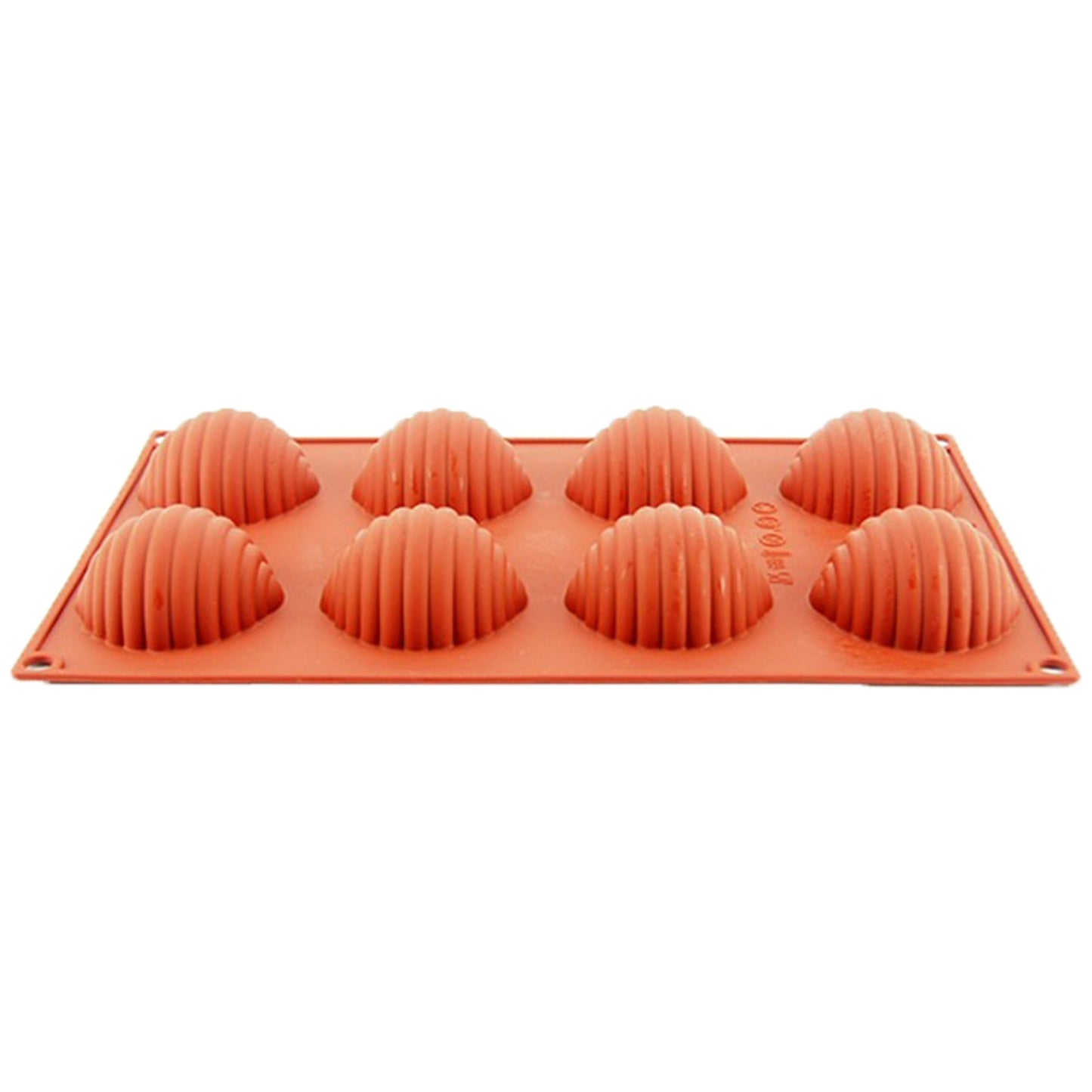 Striped Easter Egg Silicone Mold 8 Cavity