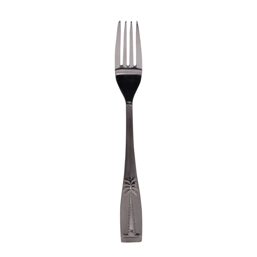 Palm Tree Stainless Steel Dinner Fork 4Pcs Set