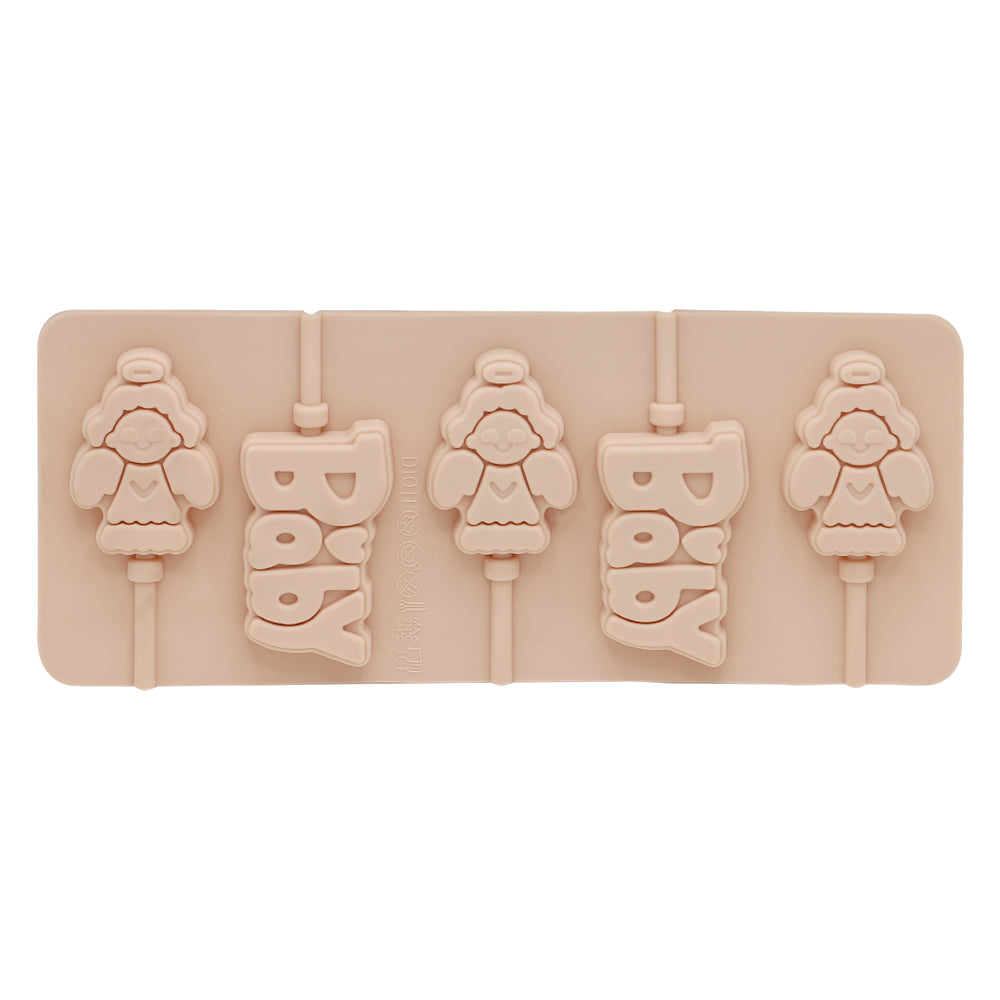 Baby lollipop Silicone Mold 6 Cavity