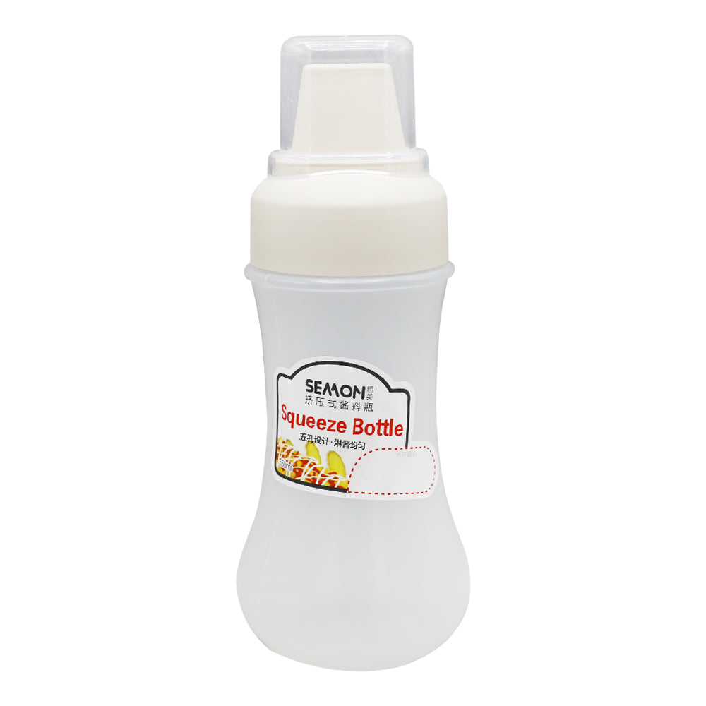 Plastic Squeeze Bottle With Cap 280ml