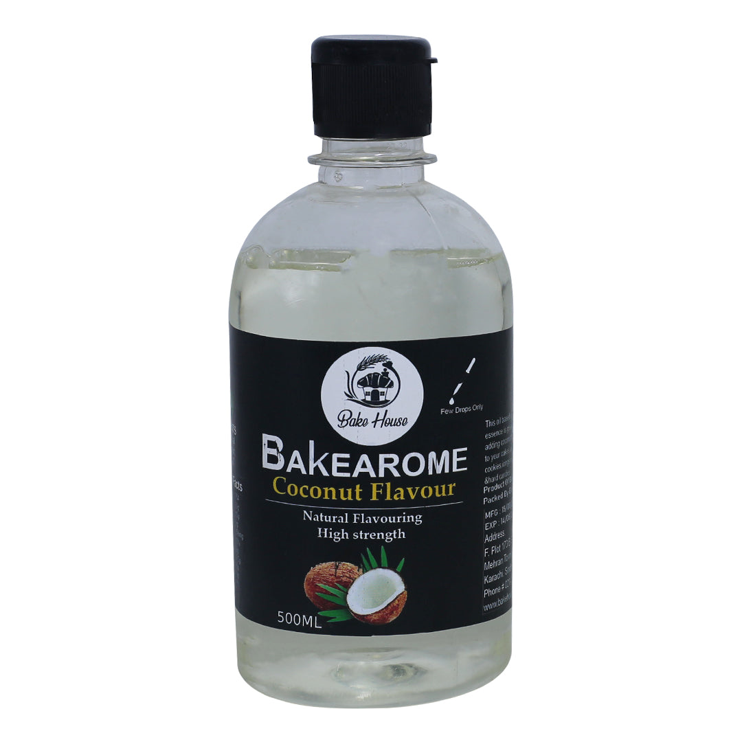 Bakearome Coconut Flavour 500ML Bottle