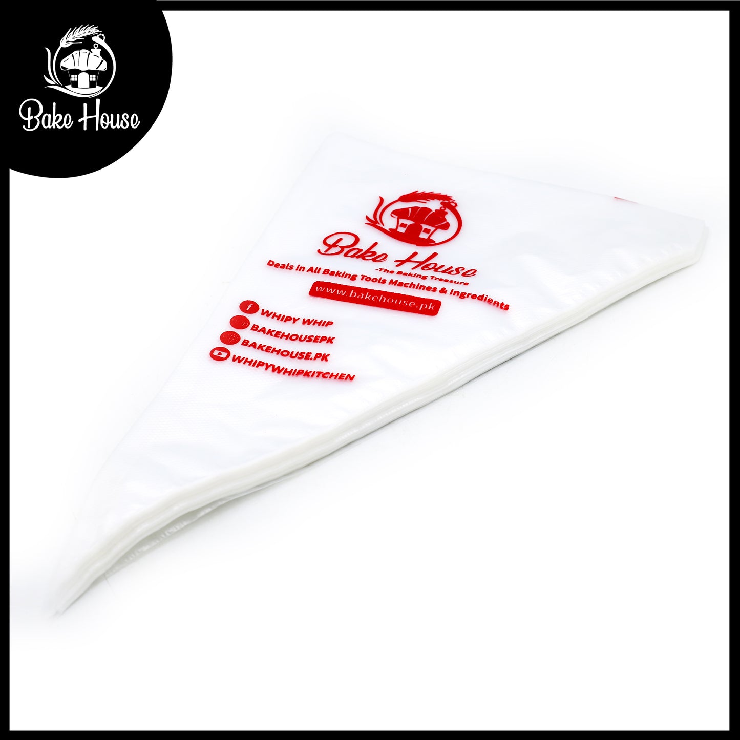 Bake House Disposable Piping Bags 100Pcs Pack