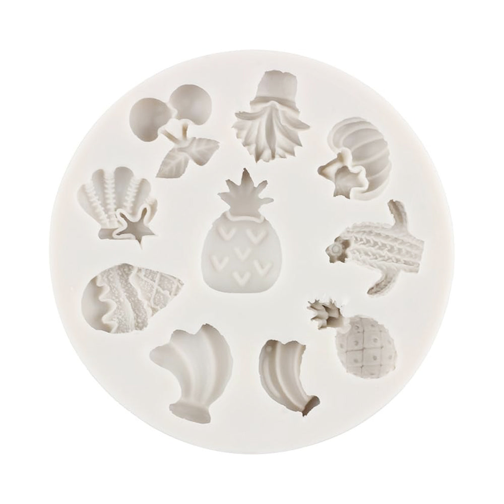 Fruit Silicone Fondant Mold 10 Cavity Design 2