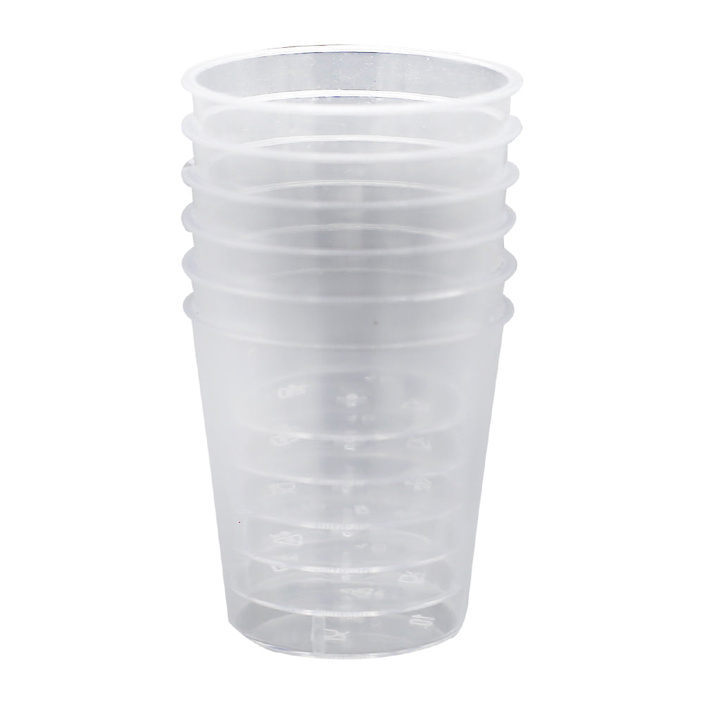 Round Shape Small Short Glass 6 Pcs Set
