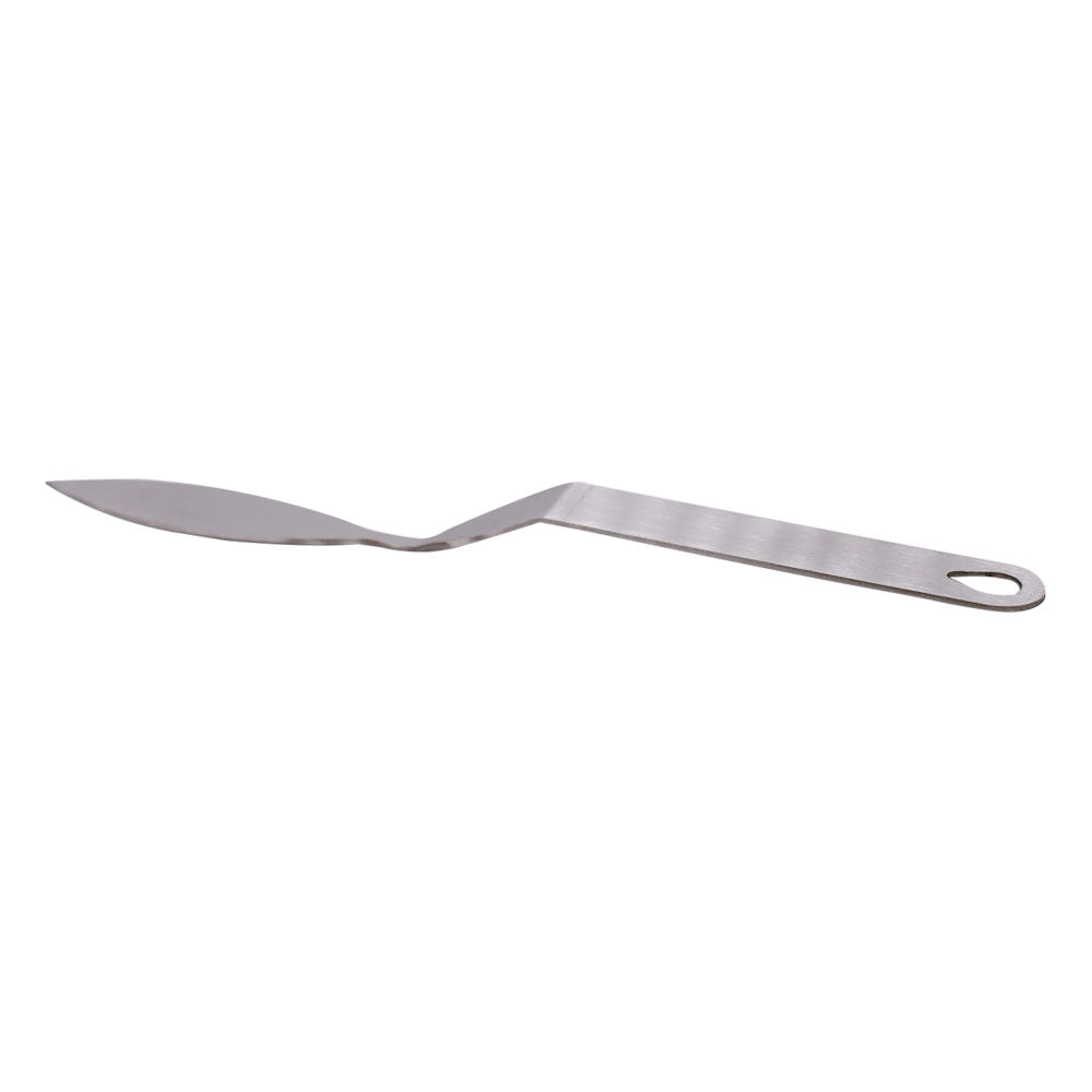 Leaf Chocolate Spatula Stainless Steel Design 03