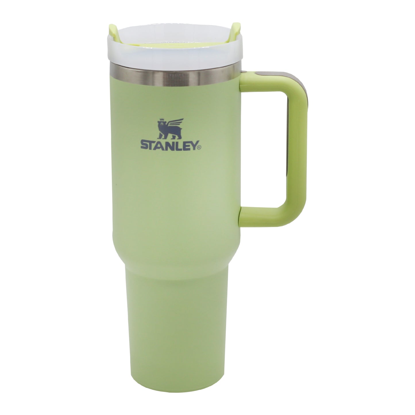 STANLEY Quencher Tumbler With Handle And Straw (Light Green)