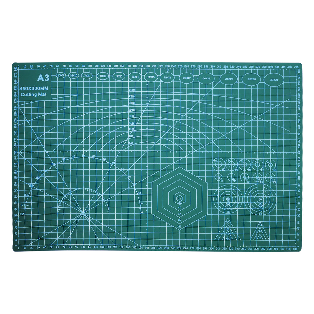 Flexible Cutting Mat Double Sided A3 Size (450x300mm)