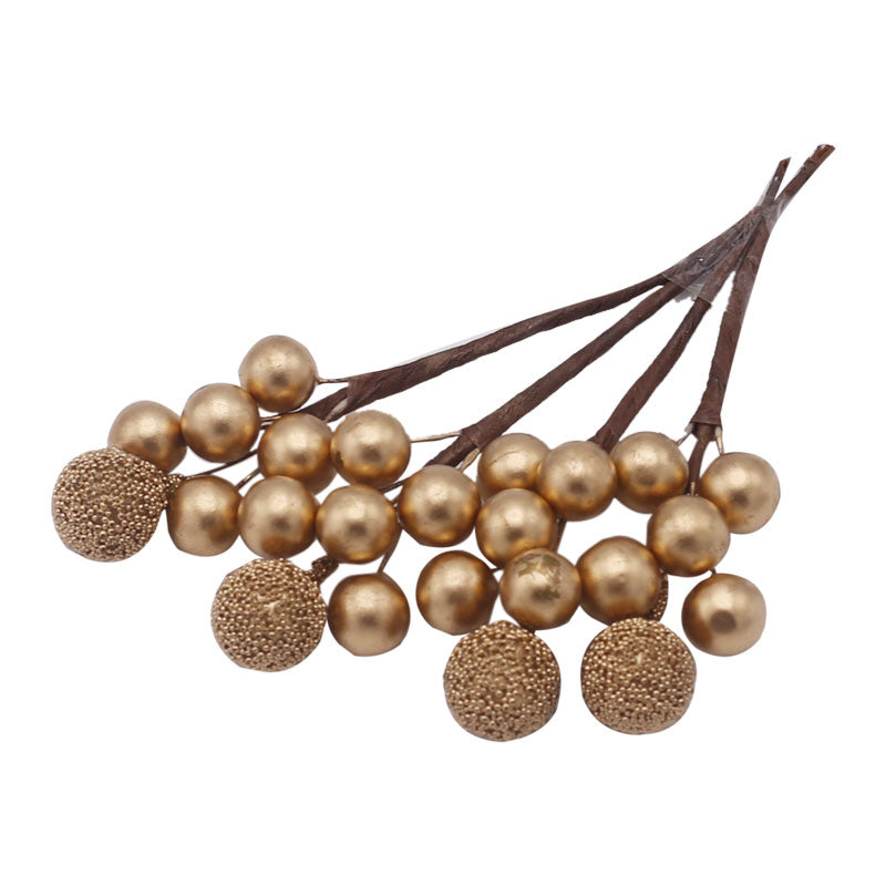 Golden Berries Stick Cake Topper 4pcs