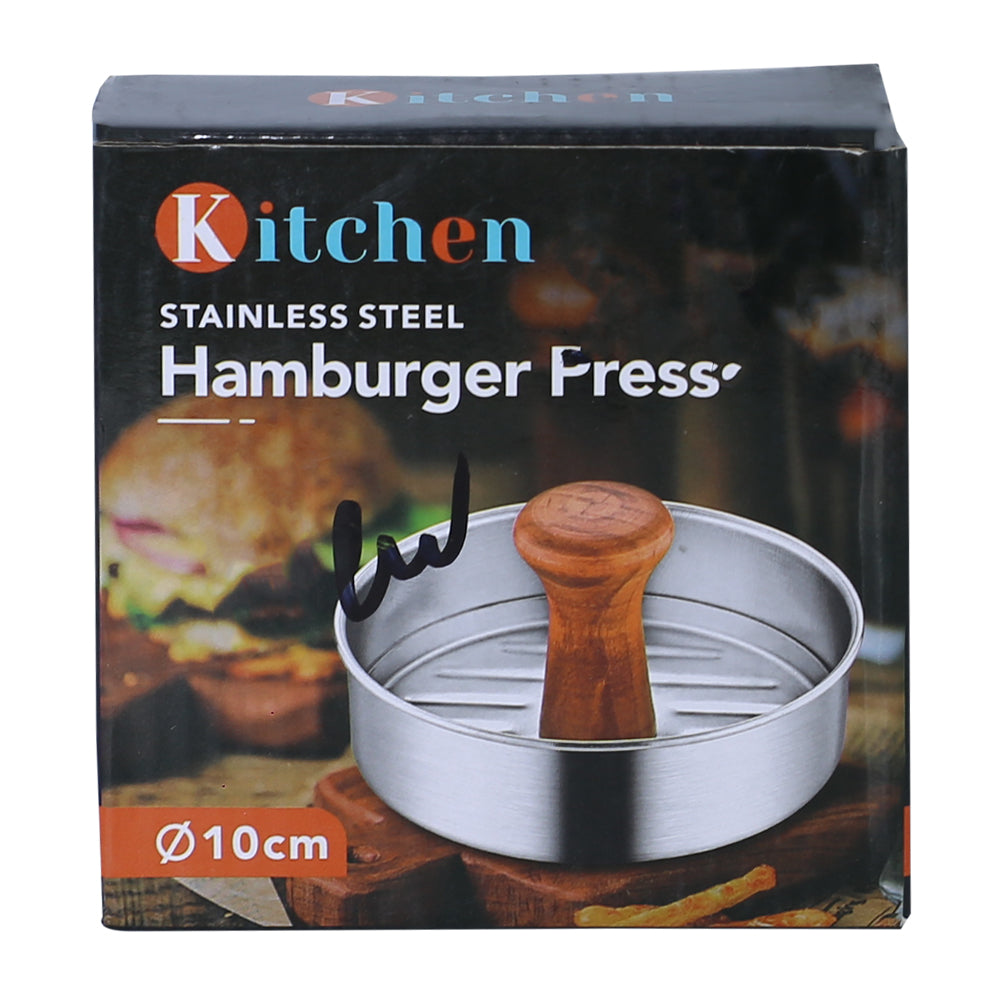 Stainless Steel Hamburger Press Large