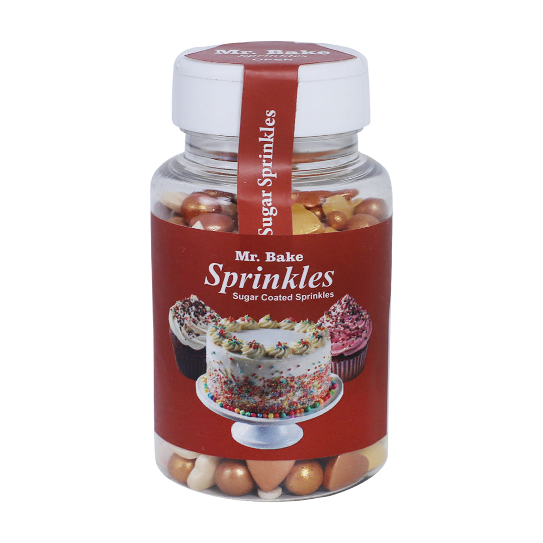MR Bake Pearls,Hearts & Square – Mix Color – 90g Jar
